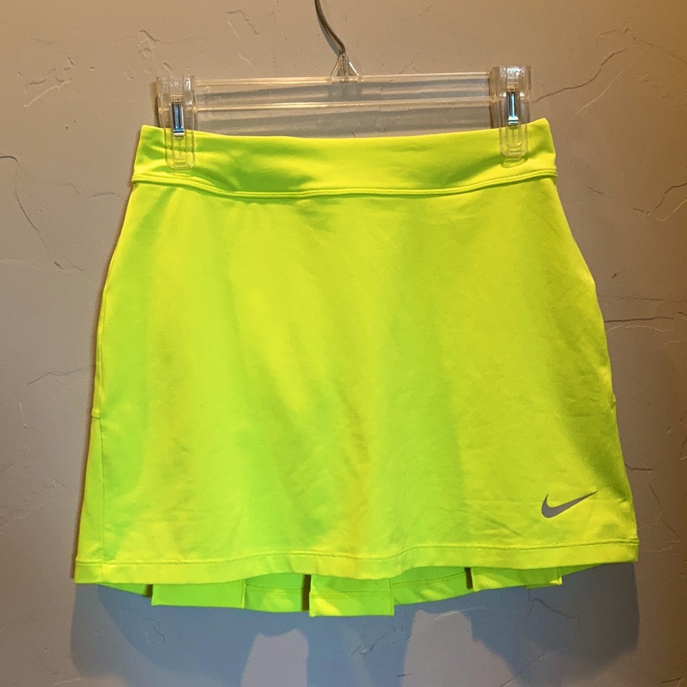 Nike Neon Yellow Mini Skort